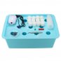 110V Hydroponic System Kit 11 Holes DWC Aerobic Soilless Cultivation Indoor Water Planting Grow Box