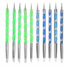 5 X 2 Way Ball Styluses Dotting Tools Silicone Color Shaper Brushes Pen for Polymer Clay Pottery