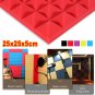 25x25x5cm Mini Pyramid Sound Insulation Soundproofing Studio Foam Tiles