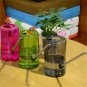 Plastic Watering Kettle Can Pot Stainless Steel Long Mouth Garden Flowers Plants Tools Kit