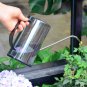 Plastic Watering Kettle Can Pot Stainless Steel Long Mouth Garden Flowers Plants Tools Kit