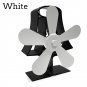 5 Blade Heat Self-Powered Wood Stove Fan Burner Fireplace Silent Ecofan