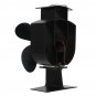 4 Blades Heat Powered Stove Fan for Log Burner Fireplace Eco Silent 6 Color