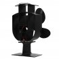 4 Blades Heat Powered Stove Fan for Log Burner Fireplace Eco Silent 6 Color