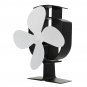 4 Blades Heat Powered Stove Fan for Log Burner Fireplace Eco Silent 6 Color