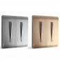 Excellway 250V 10A Two Switch Single Control Wall Switch Panel 2 Colors