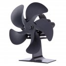 Quiet 210CFM 5 Blades Stove Fan Heat Powered Saving Fireplace Ecofan Burner