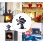 5 Blades Stove Fan Quiet Heat Powered Saving Fireplace Ecofan Burner