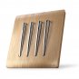 110-250V 2 Way 4 Gang Wall Light Lamp Switch Panel Control Push Buttons Luminous