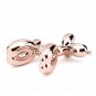 Silver Balloon Sausage Dog Ornament Figure Statue Art Sculpture Decorations