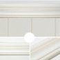2.3m Self-Adhesive Living Room Waist Line Wall Sticker Foam Background Baseboard Wallpaper Decorat