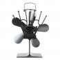 5 Blade Heat Self-Powered Wood Stove Fan Top Log Burner Fireplace Silent Ecofan