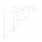 Hanging Bracket Holding Tools Ornate Scroll Pattern Cloth Hanger Wall Bracket With Scews