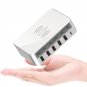 40W 6 Multi-Port Wireless QC 3.0 Quick Charger USB LCD Display PD Fast Charger