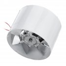 220V 100mm/4'' Round Exhaust Duct Vent Fan High Speed Ventilation Fan Kitchen Room