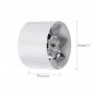 220V 100mm/4'' Round Exhaust Duct Vent Fan High Speed Ventilation Fan Kitchen Room