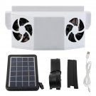 Car Air Conditioner Quiet Solar Cooling Fan Cooler Exhaust For Auto Truck Vehicle