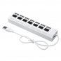 7 Port USB 2.0 HUB Splitter Switch Battery Box For LEGO LED Light Installing