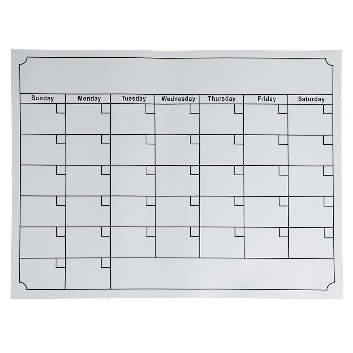 Whiteboard Magnetic Monthly Weekly Planner Calendar Schedule For refrigerator