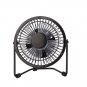 LILENG 4 Inch Mini Protable Electric Aluminum Fan USB Rechargable Quiet Operation Fan for Table Desk