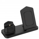 3 in 1 Qi Wireless Fast Charger Stand + Cooling Fan For iPhone Apple Watch Airpods