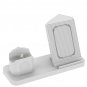 3 in 1 Qi Wireless Fast Charger Stand + Cooling Fan For iPhone Apple Watch Airpods