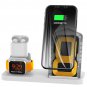 3 in 1 Qi Wireless Fast Charger Stand + Cooling Fan For iPhone Apple Watch Airpods