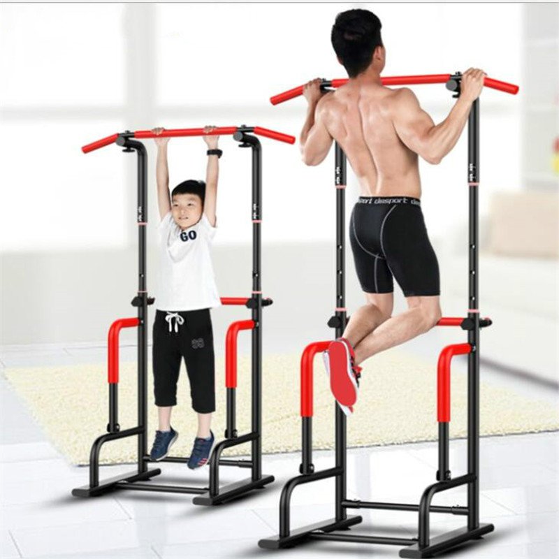 Indoor Horizontal Bar Adjustable Height Multi-functional Pull-ups Station Fitness Slimming Equipment