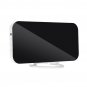 Digital LED Mirror Display Alarm Clock Charger Night Light USB / Battery Snooze Function