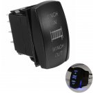 12V 20A 7Pin LED Light Laser Rocker Switch Momentary Rocker Switch Winch In Out ON/OFF