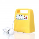 12V 7A 10W Solar Panel Power Generator System Solar Home System 2 Led Light Bulbs