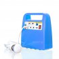 12V 7A 10W Solar Panel Power Generator System Solar Home System 2 Led Light Bulbs