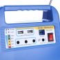 12V 7A 10W Solar Panel Power Generator System Solar Home System 2 Led Light Bulbs