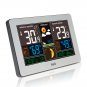 Digital Alarm Clock Weather Station Wall Indoor Outdoor Temperature Humidity Watch Moon Phase Foreca