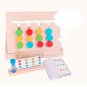 Wooden Teaching Training Early Educational Puzzle Baby Kids Toys Enlightenment Logic Thinking Orient
