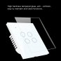 Type 86 EU/UK AC 100-240V Smart Home Wall Touch Switch Waterproof Work With Alexa Google Assistant I