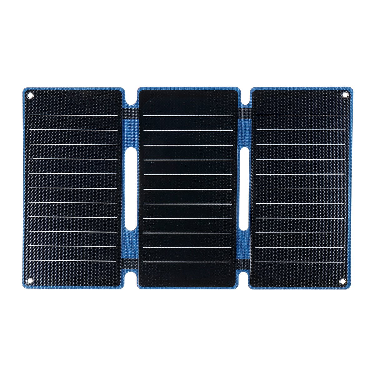 25W ETFE Foldable Solar Panel Dual USB Portable Power Bank IP68 Camping Hiking Climbing