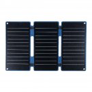 25W ETFE Foldable Solar Panel Dual USB Portable Power Bank IP68 Camping Hiking Climbing