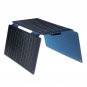 25W ETFE Foldable Solar Panel Dual USB Portable Power Bank IP68 Camping Hiking Climbing