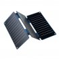 25W ETFE Foldable Solar Panel Dual USB Portable Power Bank IP68 Camping Hiking Climbing