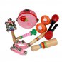 10Pcs Musical Toy Percussion Safe Non-toxic Toys Musical Instruments Educational Tools Rhythm Kit fo