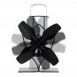 4 Blade Heat Powered Stove Fan Silent Wood Log Burner Fireplace Eco Fan No Electricity No Battery He