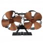 8 Blades Standing Type Stove Fan Low Noise Heat Powered Heater Wood Log Burner Fireplace Heat Cyclin
