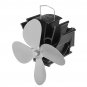 7 Inch 4 Blades Stove Fan Wall-mounted Bundled Fireplace Fire Heat Powered Circulating Ecofan