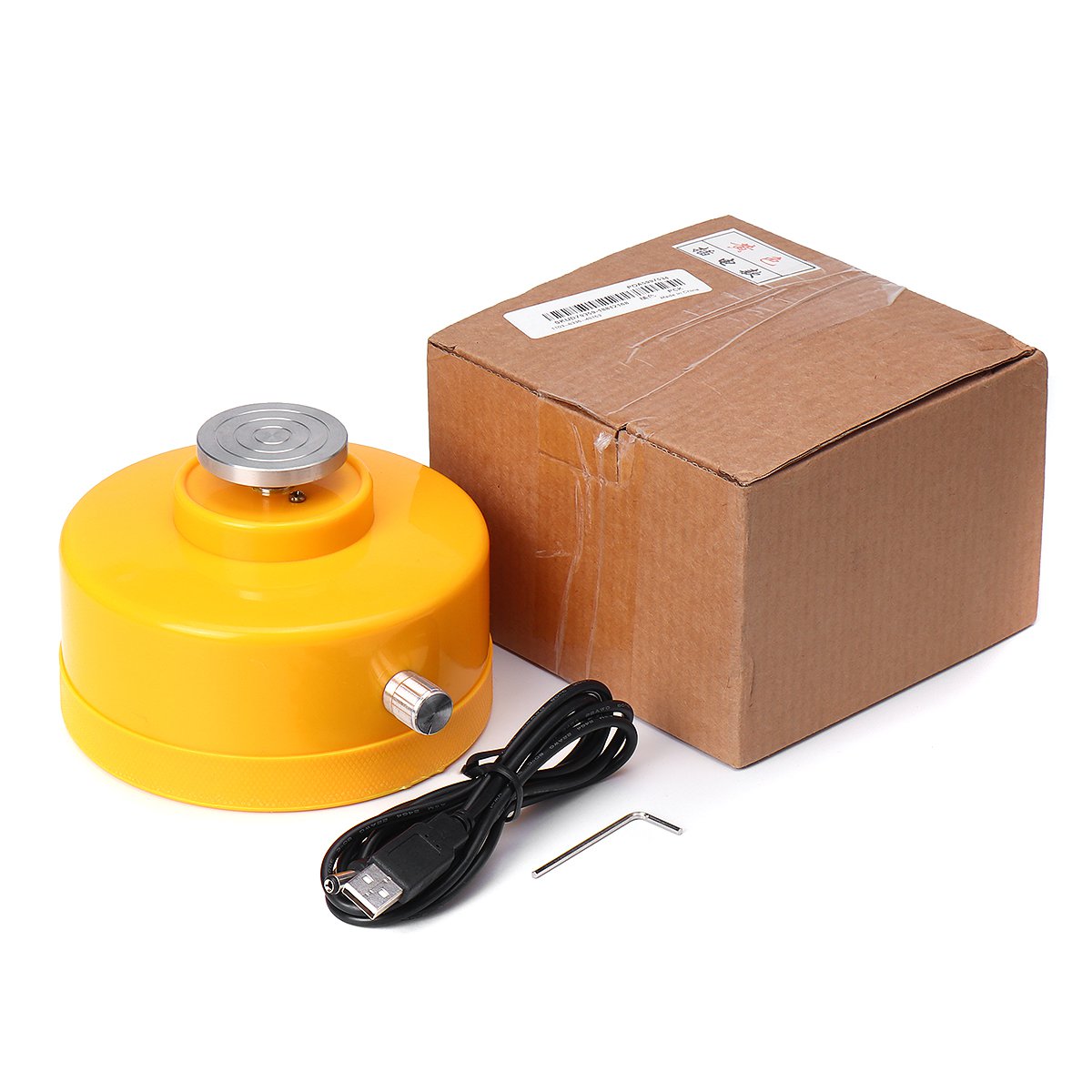 USB Electric Pottery Wheel 4.3/6.5cm Speed 0-2300RPM Turntable Ceramic Machine For Making Ceramic DI
