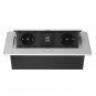 Socket Floor Table Socket 2 EU Plug & 2 USB Socket Charger