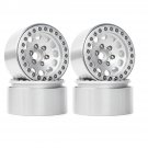 4Pcs Aluminum Alloy 1.9 Beadlock Wheels Rims for 1/10 RC Crawler Axial