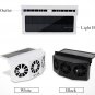 12V 3 Power Switch Solar Powered Car Ventilator Solar Powered Car Exhaust Fan Car Radiator