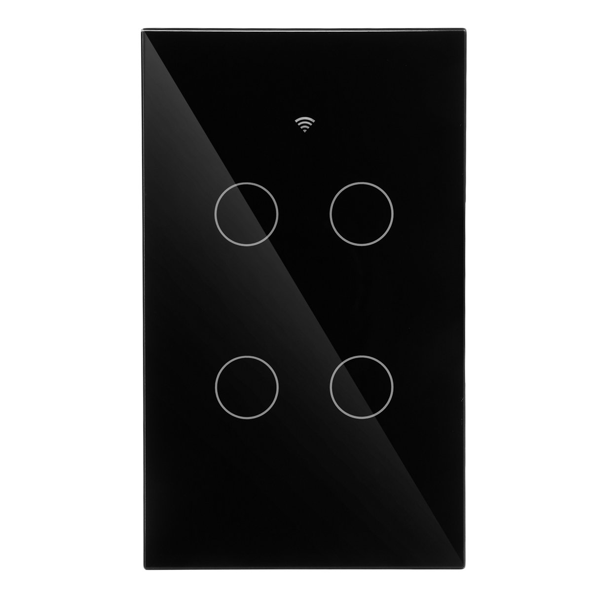 Type 120 AC 100-250V 4 Way WiFi Smart Home Wall Touch Switch Work With Alexa Google Assistant IFTTT