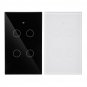 Type 120 AC 100-250V 4 Way WiFi Smart Home Wall Touch Switch Work With Alexa Google Assistant IFTTT